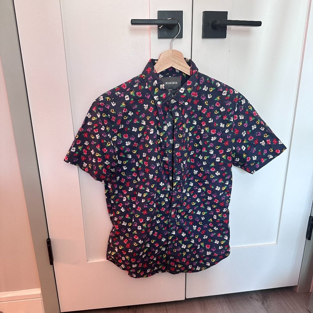 Men's Bonobos Floral Button-Down Short-Sleeve